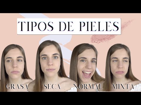 ¿Cuántos tipos de piel hay en la cara?