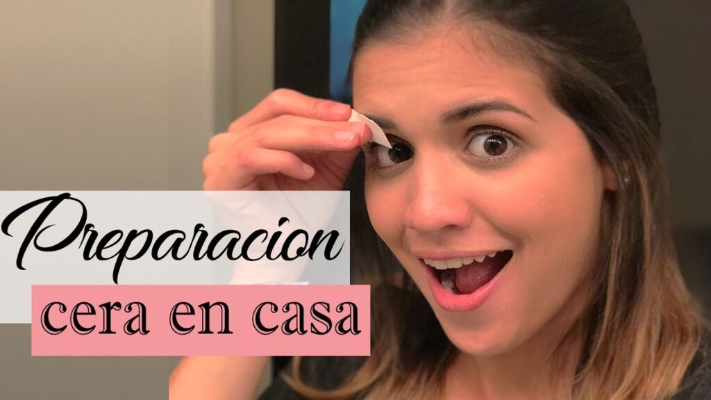 como hacer cera para cejas