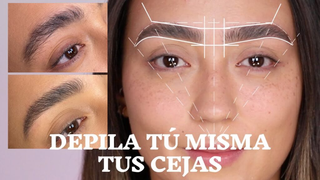 como se puede depilar cejas