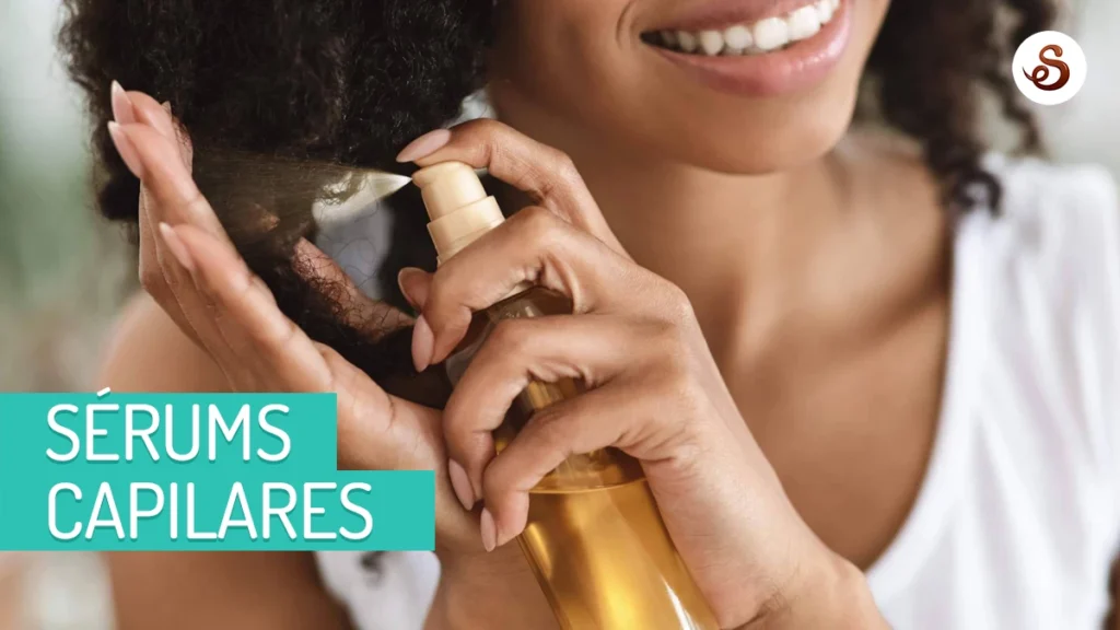 como se utiliza un serum para el cabello en el cabello rizado