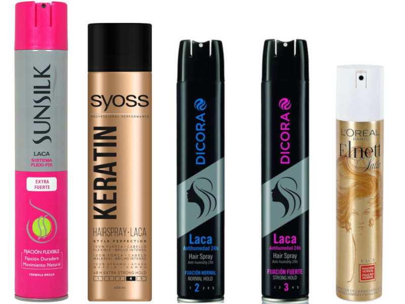 cual es la diferencia entre la laca y el spray fijador