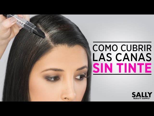 que hacer para cubrir las canas sin tinte