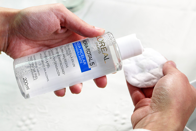 que pasa si uso agua micelar todos los dias