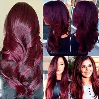 tinte para el pelo color rojo