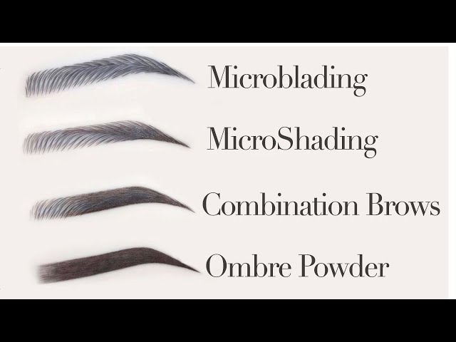 tipos de microblading hay